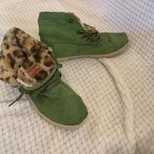 Toms Fold Over High Tops